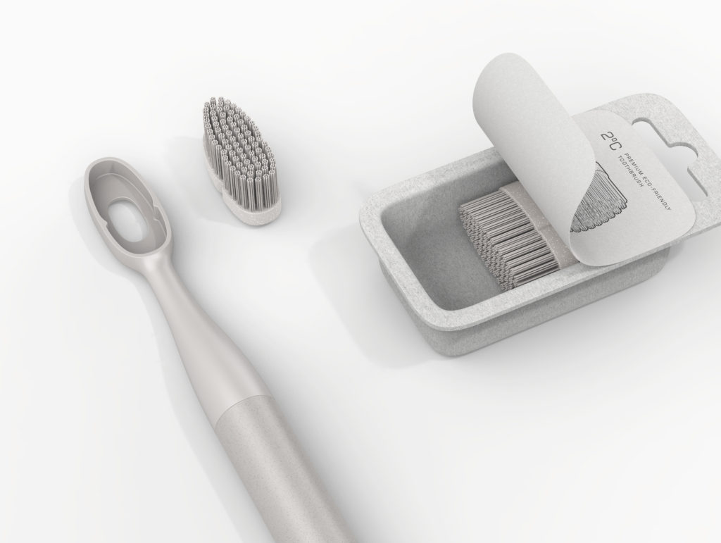 Reusable 2°C Toothbrush