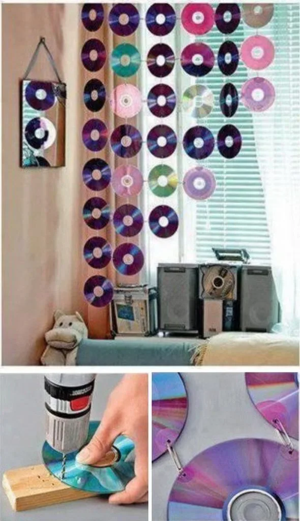Art Ideas - How To Make Wall Hanging with Waste CDs || Old... | Facebook