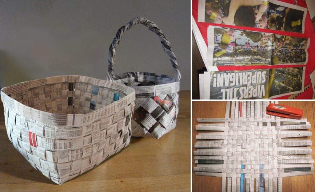 DIY Newspaper Basket