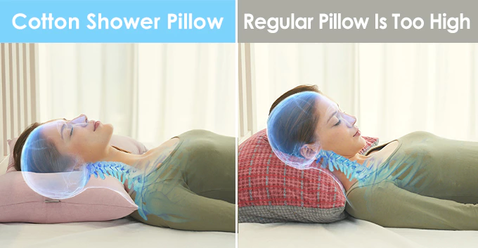 Best Cotton Shower Pillow