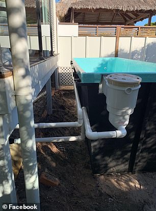 Turns Skip Bins Into Swimming Pool