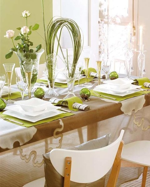 Add greenery to your table