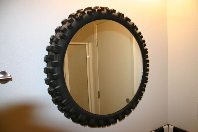 Tyre-framed Wall Art