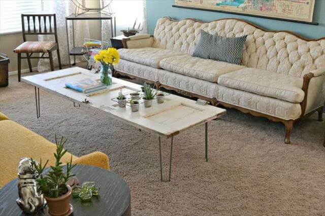 DIY Hairpin legs coffee table