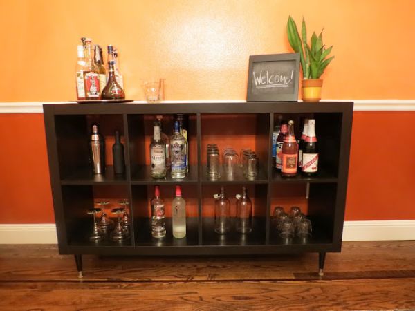 Transforming Your Bookshelf Into A Bar?