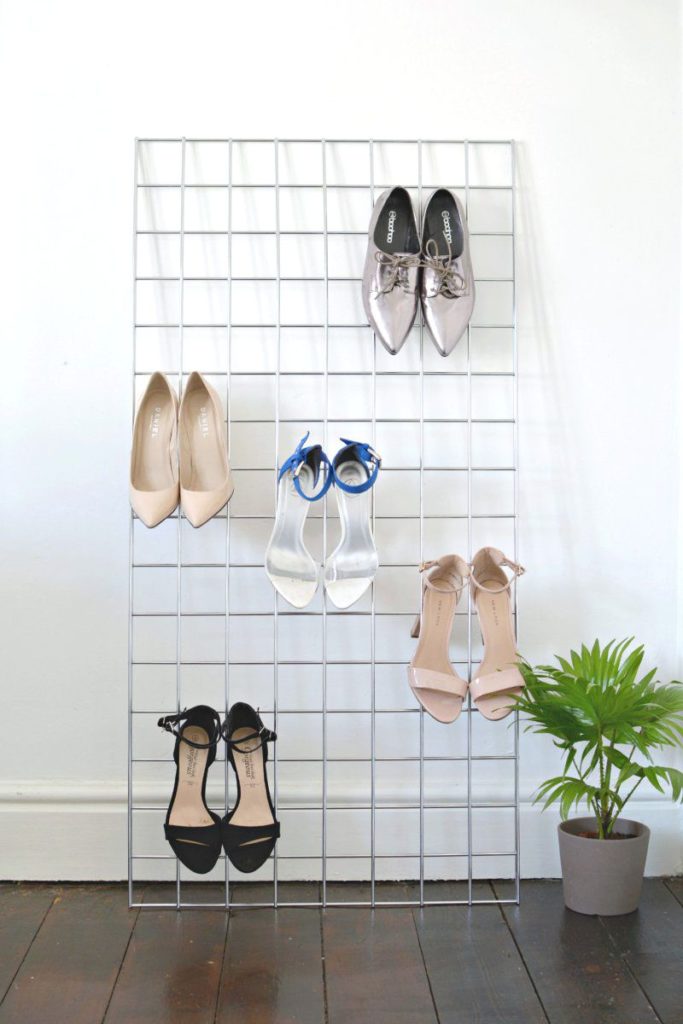 Wire racks for shoes