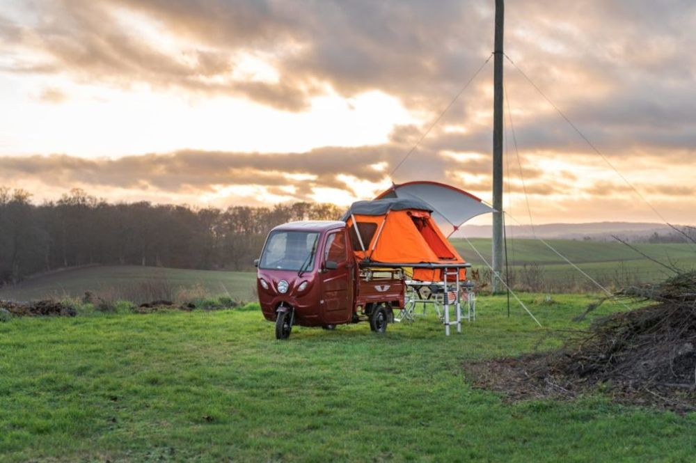 Elektro Frosch micro camper home