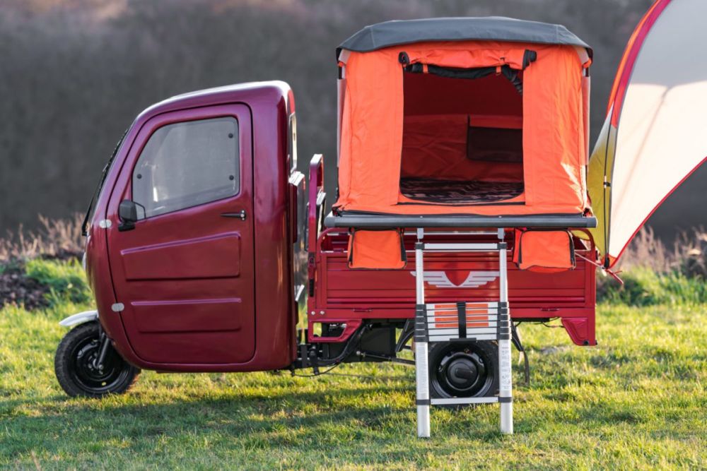 Elektro Frosch micro camper home