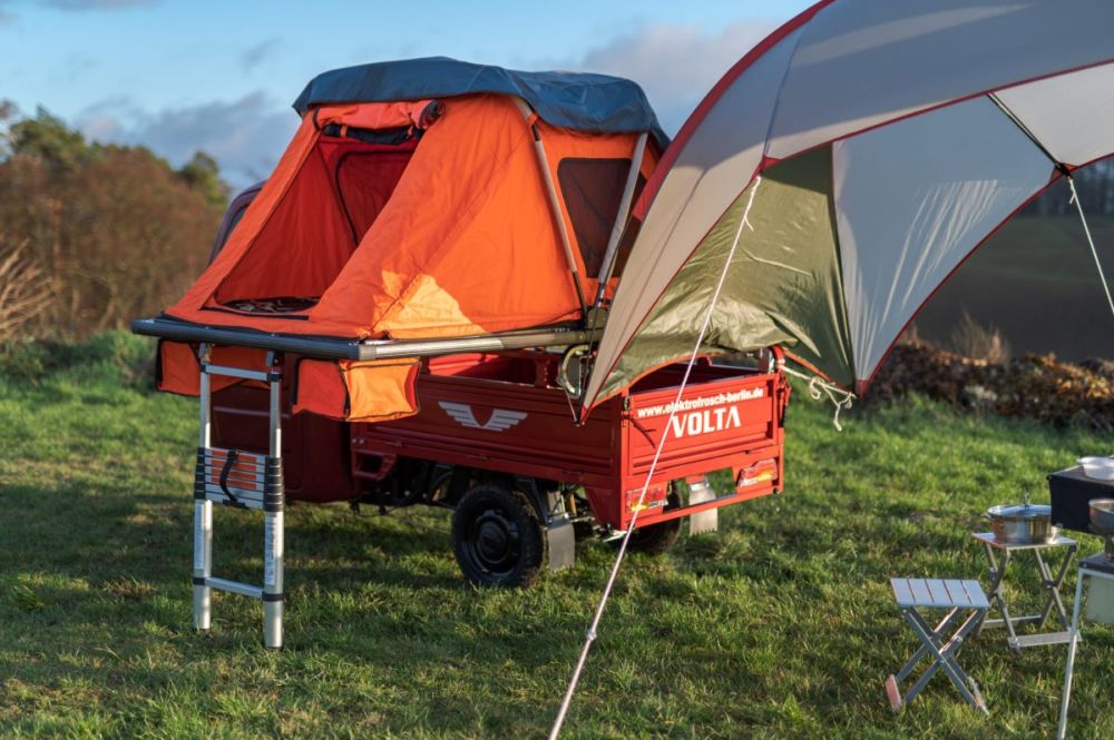 Elektro Frosch micro camper home