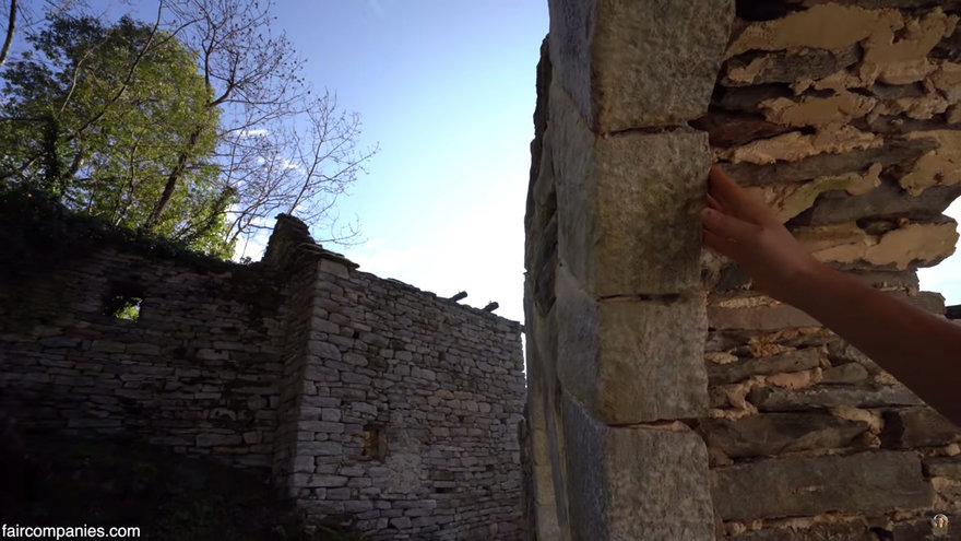 Couple Restores Stone Medieval Village