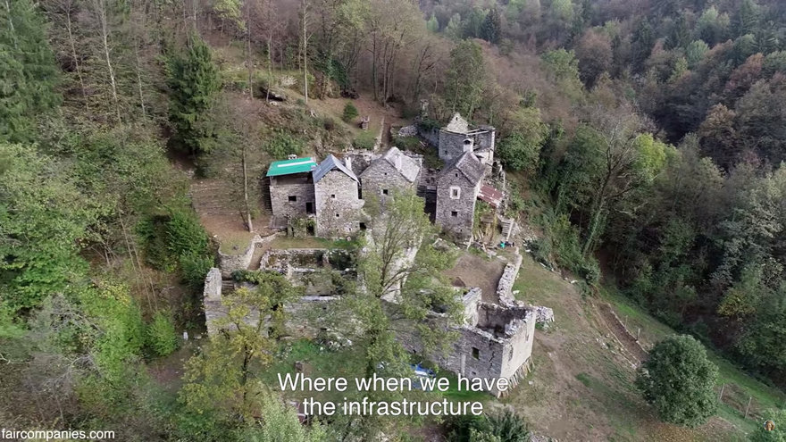 Couple Restores Stone Medieval Village