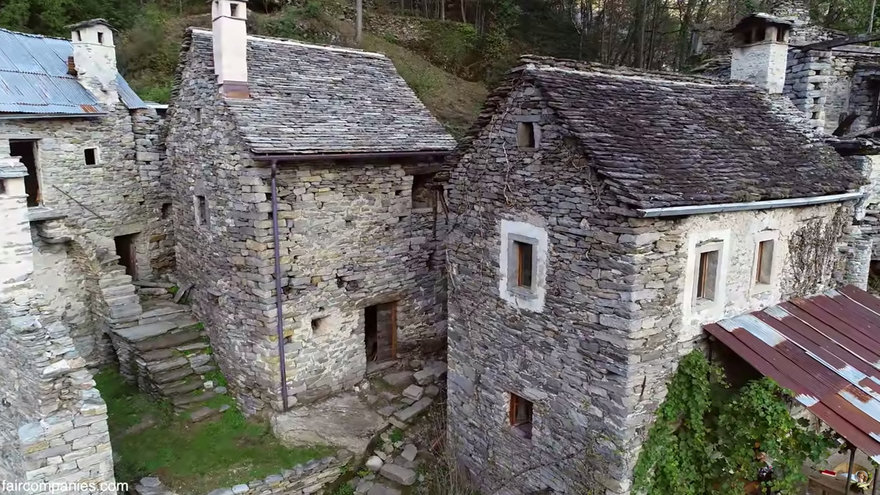 Couple Restores Stone Medieval Village