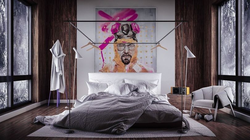 Pop-Art Canopy Bed