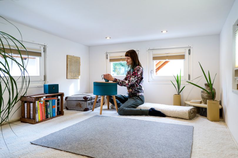 college student tiny house