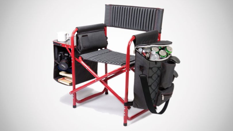 Oniva Fusion Portable Outdoor Backpack Chair With Accordion-Style Shelves