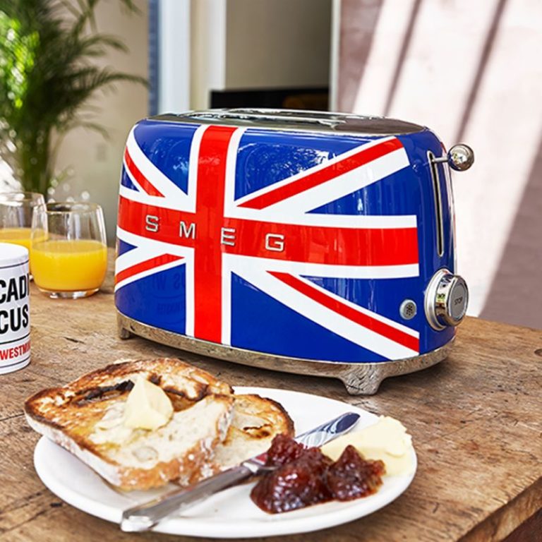 SMEG 2Slice Toaster Available in Royal Union Jack Design Pep Up Home