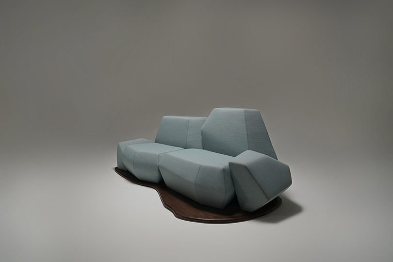 Fnji's Iceberg Sofa Gives Voice to Environmental Issues