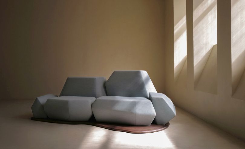 Fnji's Iceberg Sofa Gives Voice to Environmental Issues