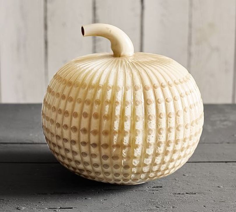 Milk Glass Pumpkin