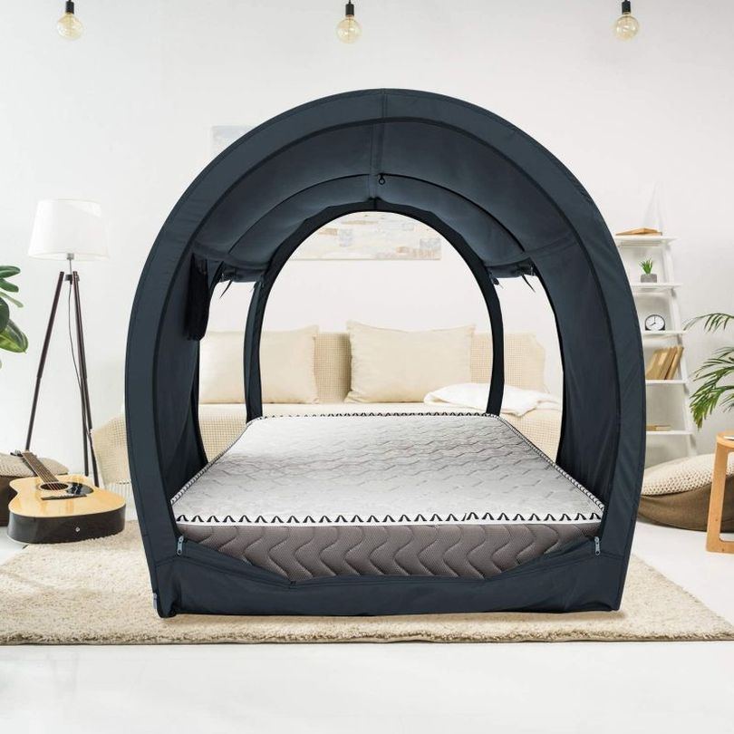 Enjoy Camping in Your Bedroom with Pop-Up Leedor Bed Tent