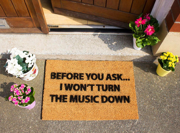 funny doormats