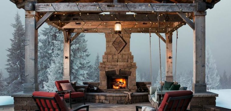 Outdoor Fireplace