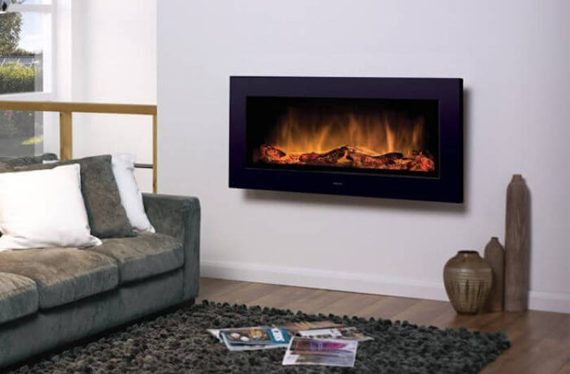 Wall-Mounted Fireplace