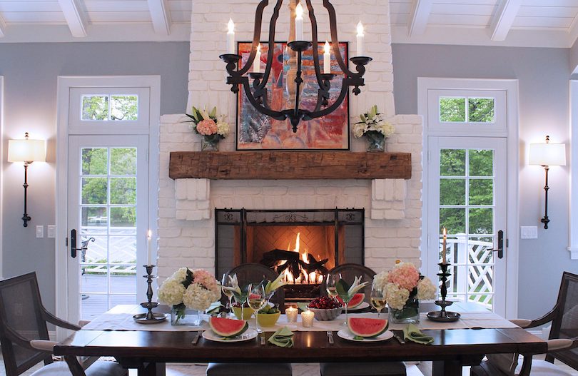 Dining Room Fireplaces