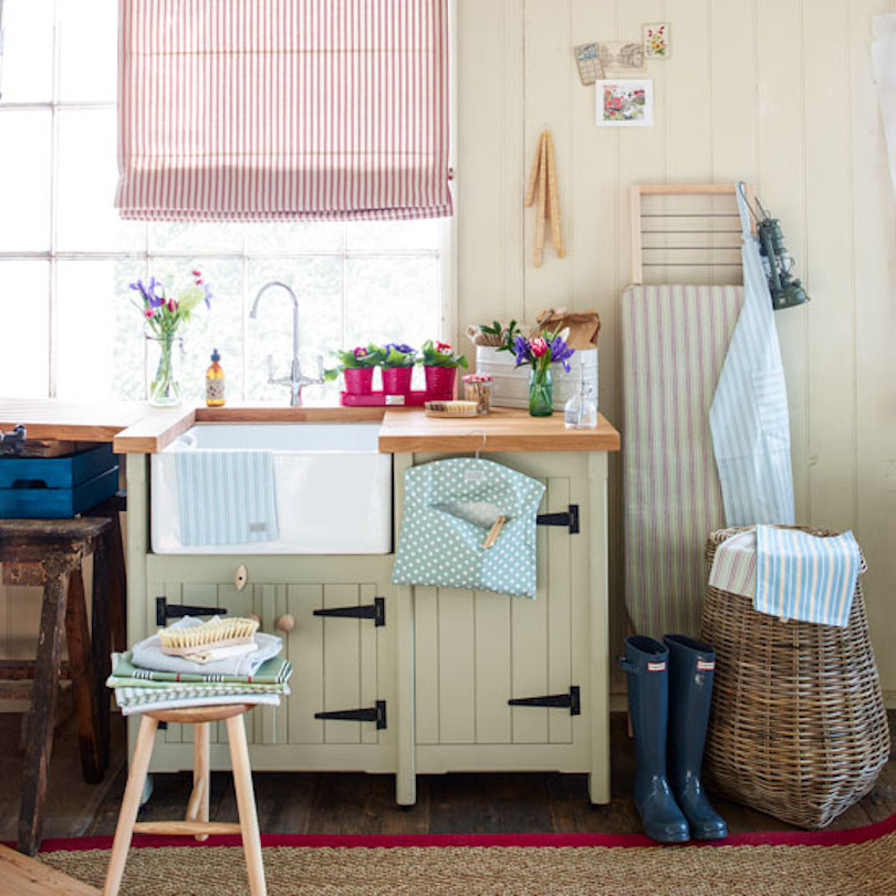 Countrify a small utility space