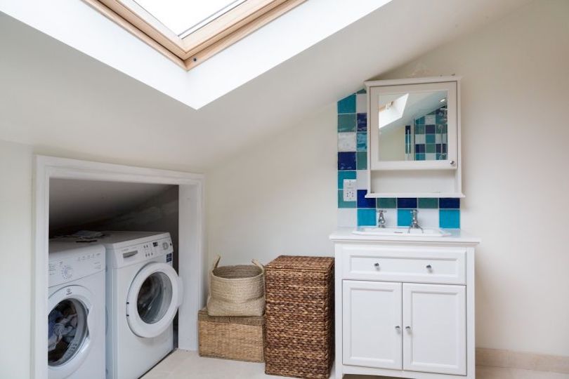 Utility room in the loft area