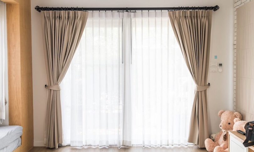 Get rid of heavy curtains