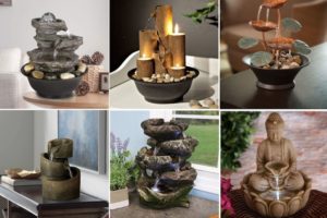 stunning tabletop fountains