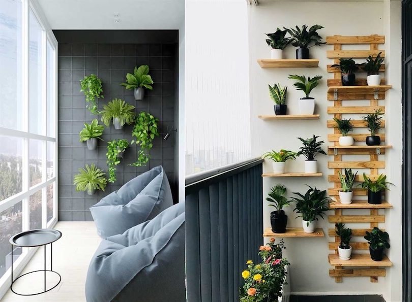 Balcony With a Planter Wall