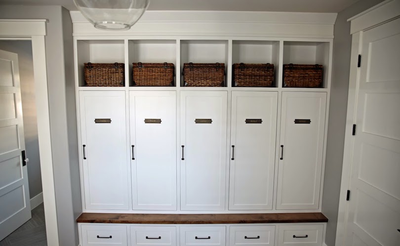 Garage Storage With Separate Cabinets