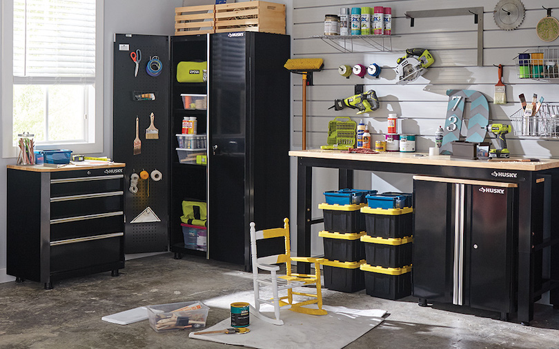 Industrial-Looking Storage Cabinets