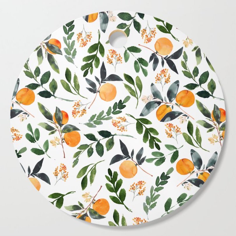 Orange Grove Cutting Board