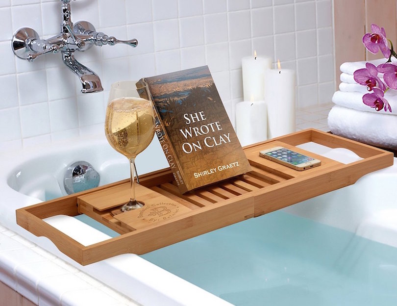 Wooden Bathtub Tray