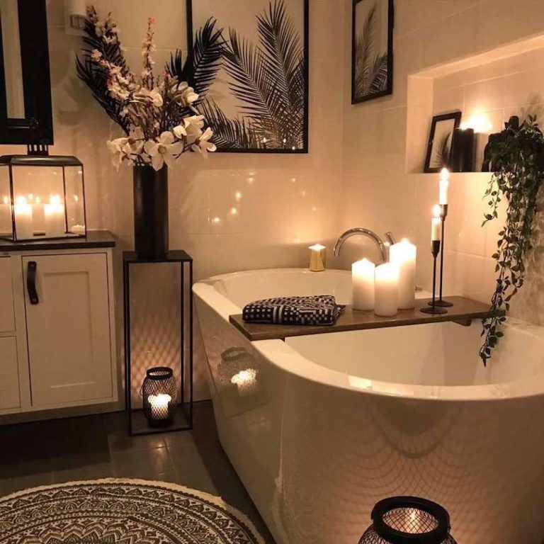 15 Simple Ways To Create Spa-Like Bathroom - Pep Up Home