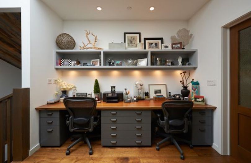 Form a Shared Workspace With Ample Storage