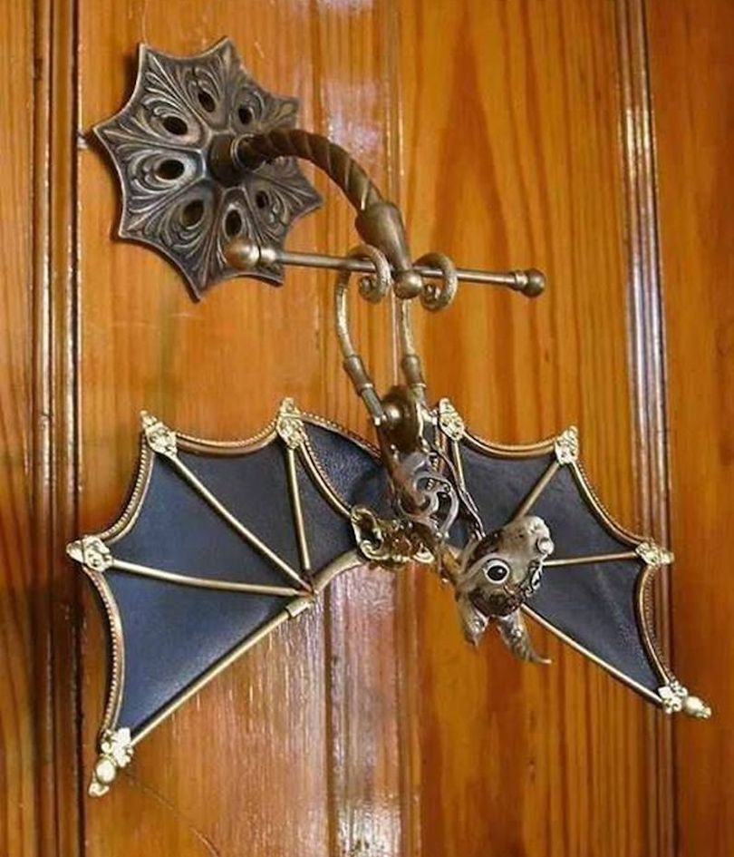 Halloween-themed door knocker