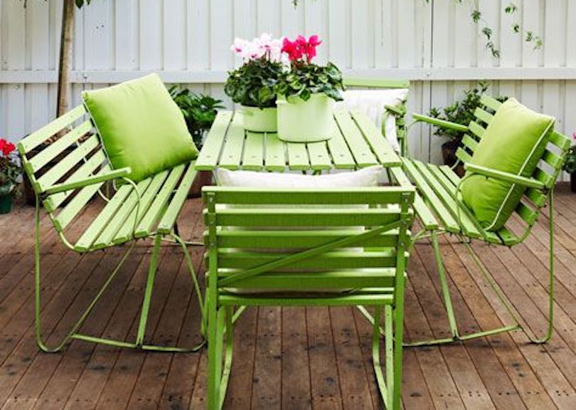 Beautiful Shade of Green - wooden furniture painting ideas