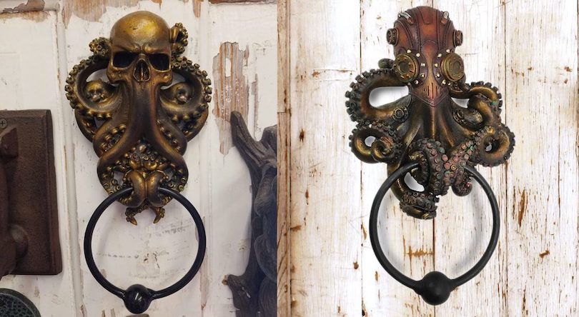 Cephalopods door knocker