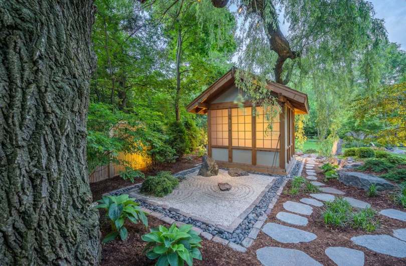 Mystical Garden Area With Floor Slabs