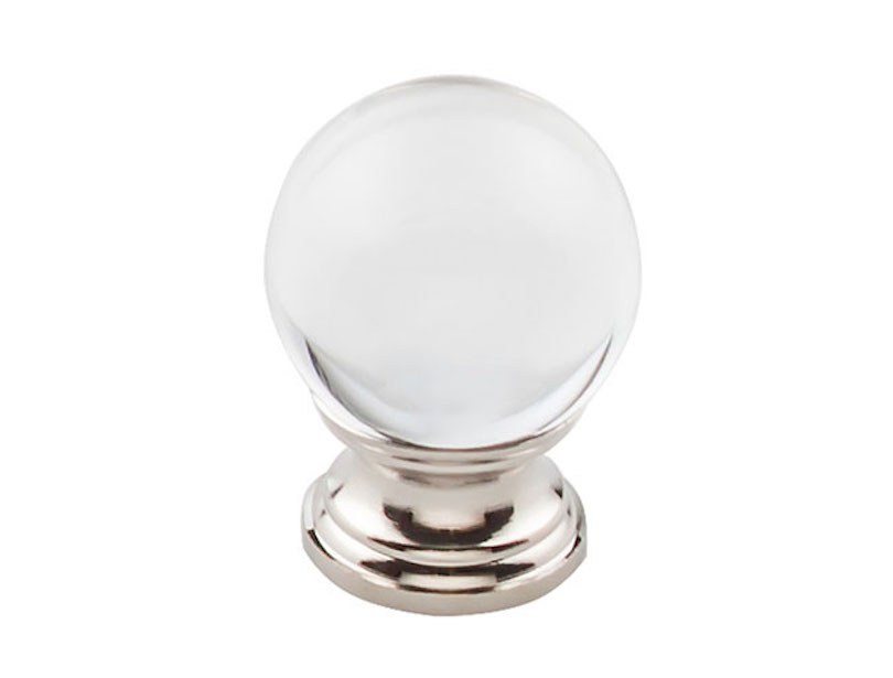 Clarity Clear Glass Knob