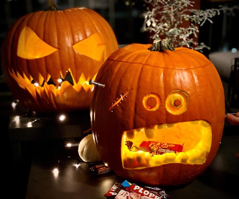 Pumpkin Candy Dispenser