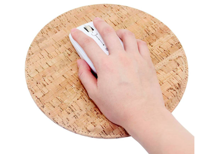 thanksgiving gifts for employees - Eco-Friendly Cork Mouse Pad