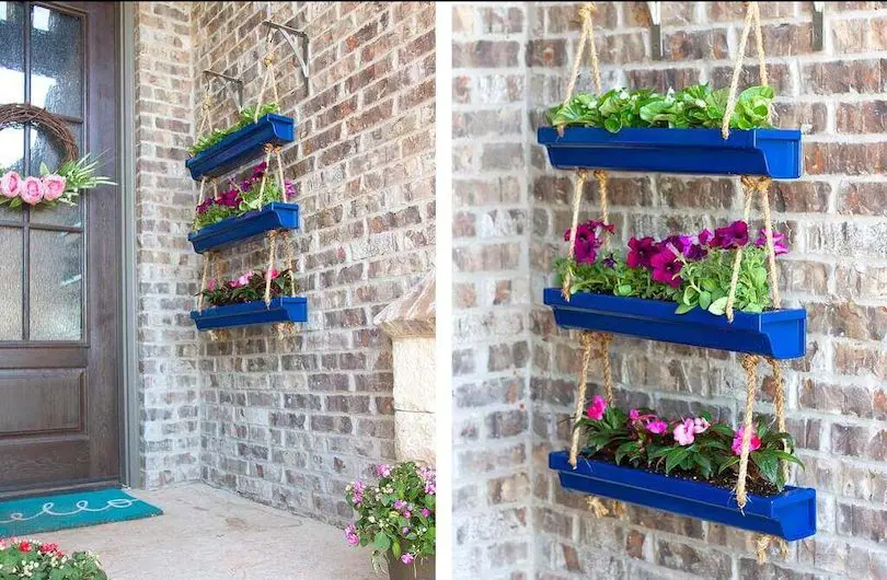 DIY Hanging Plants - Outdoor Wall Decor Ideas