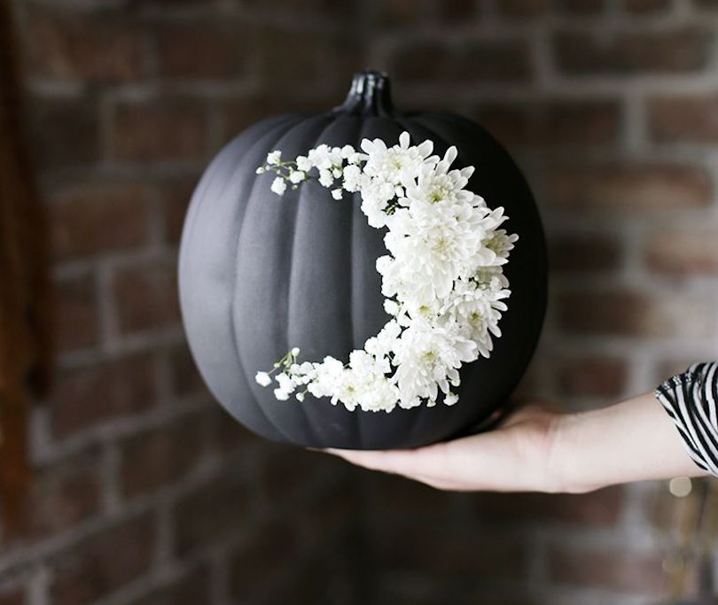 Flower Moon Pumpkin carving ideas