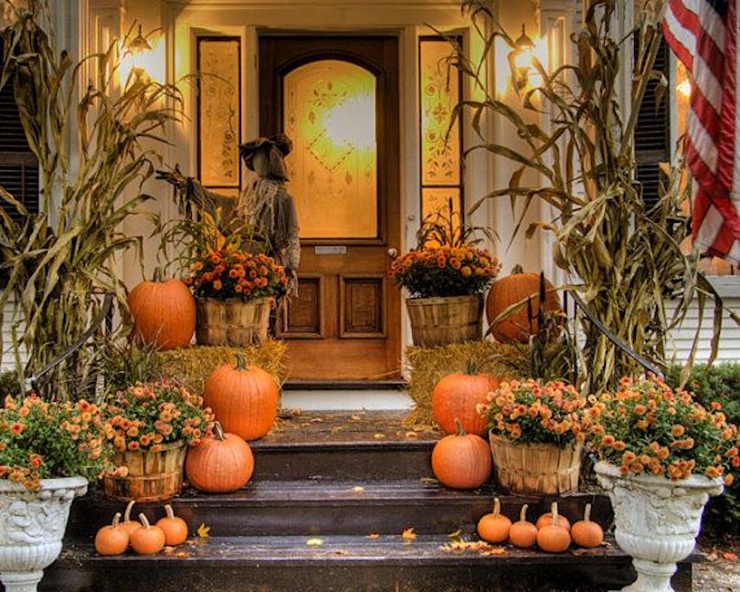 Scary Porch Halloween Decoration Ideas - how to make halloween props for the yard