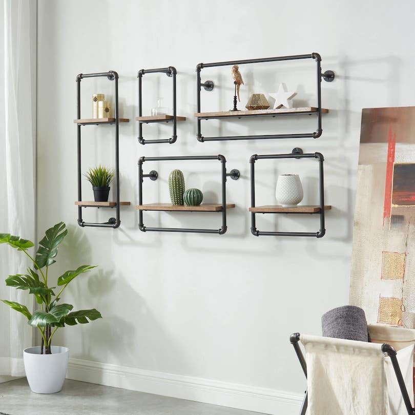 Wall Pipe Shelf